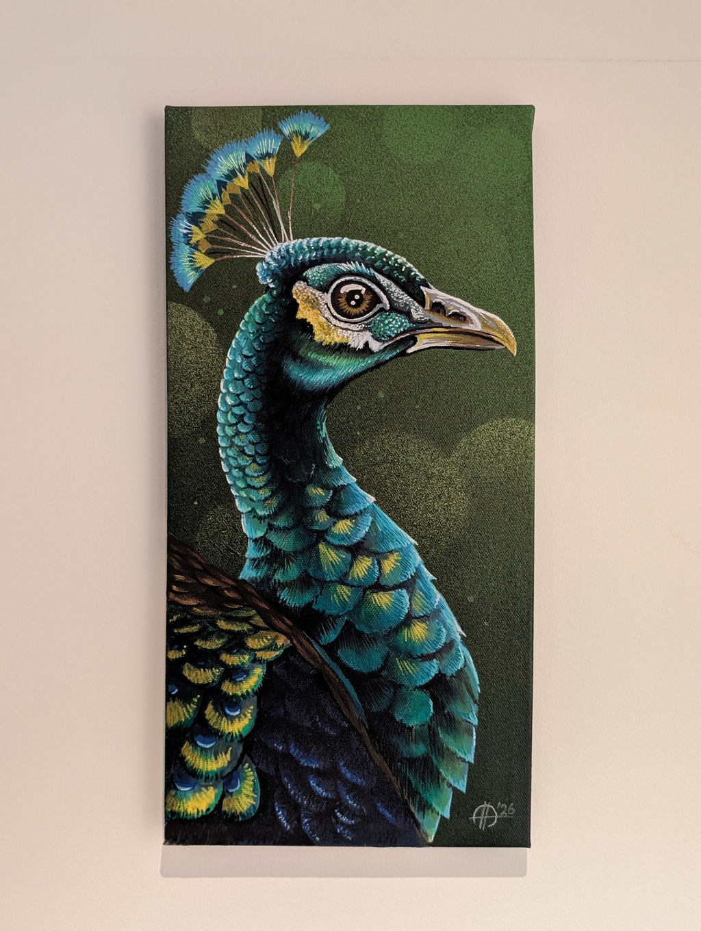 Peacock portrait